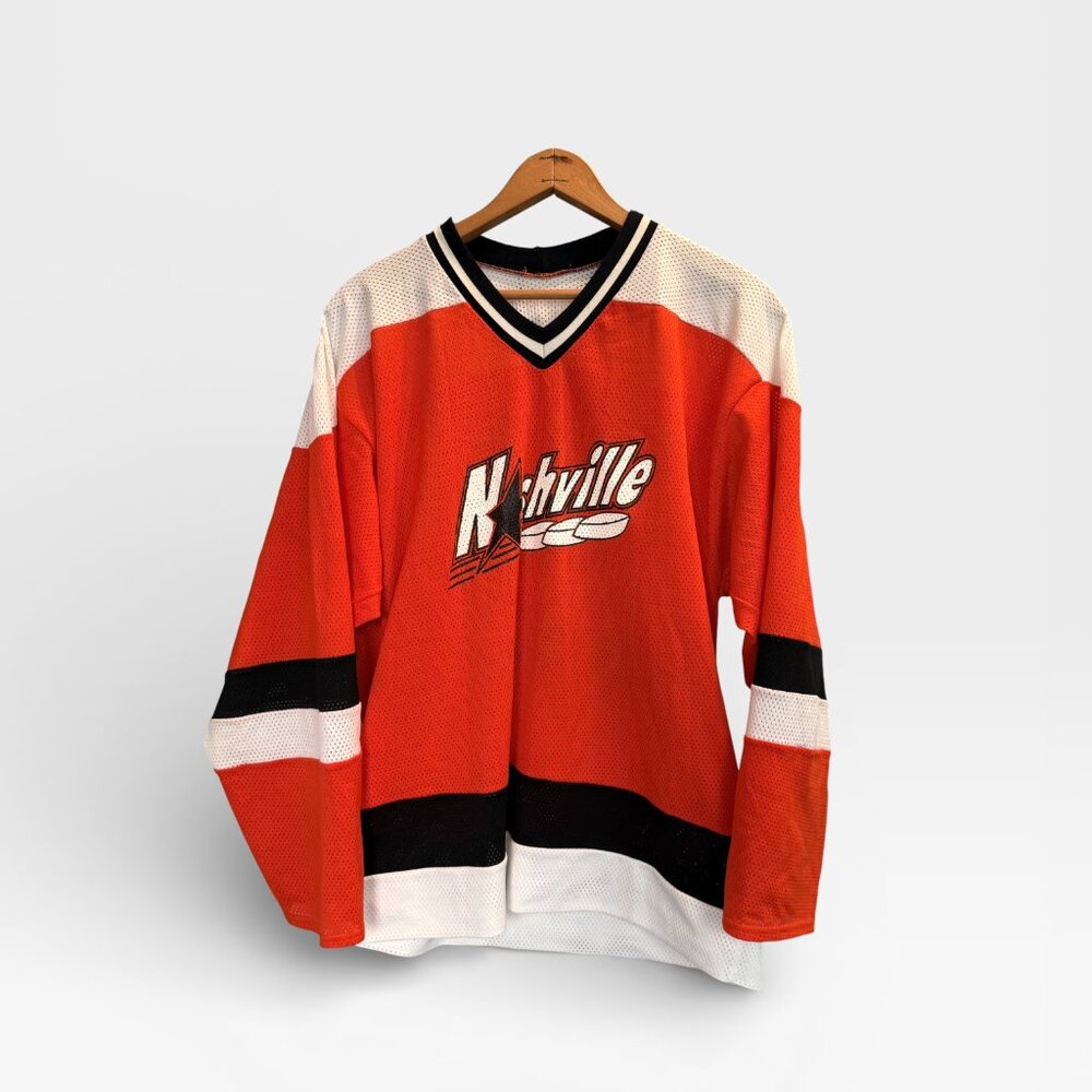 Vintage Nashville Mesh Club Hockey Jersey #19